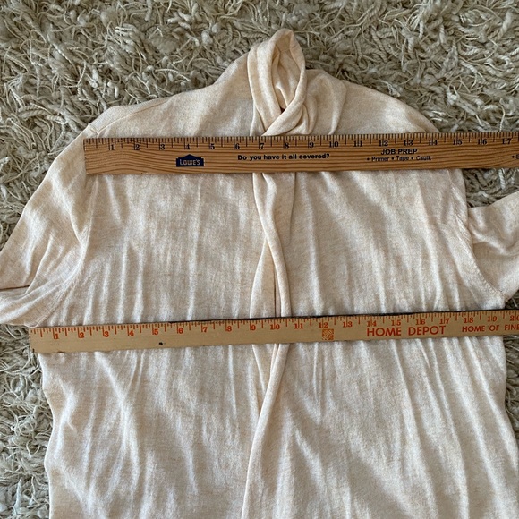 Jcp womens sweater cardigan wool blend Open front M - Picture 11 of 12